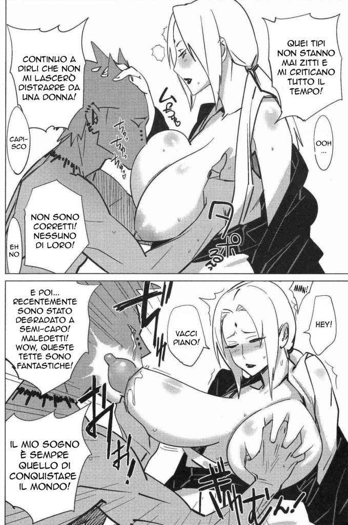 (C72) [AbRAdEli Kami (bobobo)] Aburateri Kamitaba No.01 Chichikage Hanjouki | Sfogare lo Stress (Naruto) [Italian] imagen número 5