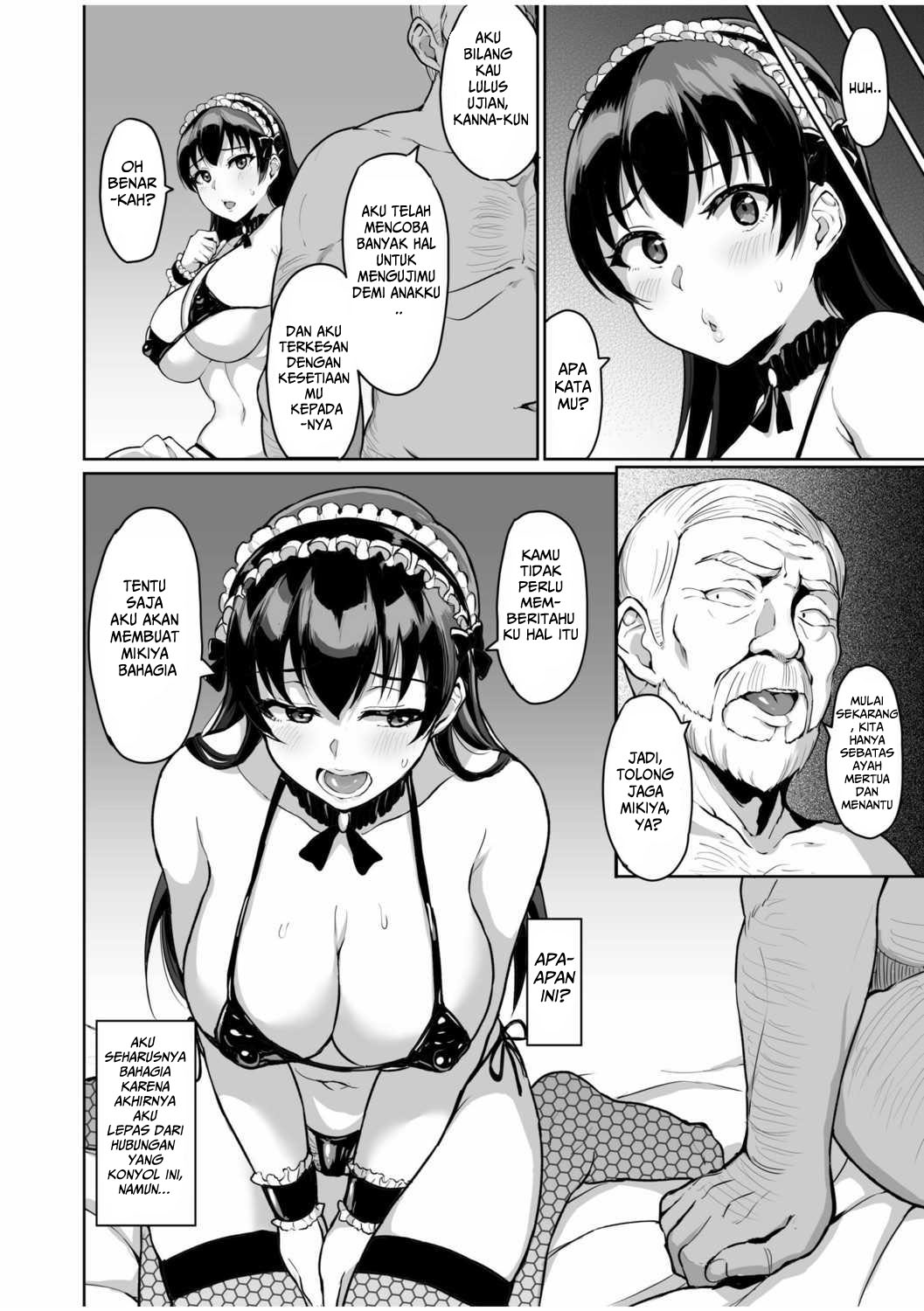 [Uyuu] Moto Papakatsu Aite to no Himitsu no SEX ~Gifu Kara no Teishuku Shiken Chapter 5-6 [Indonesia] 이미지 번호 5