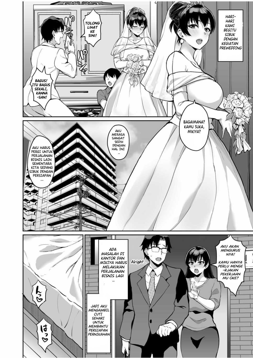 [Uyuu] Moto Papakatsu Aite to no Himitsu no SEX ~Gifu Kara no Teishuku Shiken Chapter 5-6 [Indonesia] 이미지 번호 15