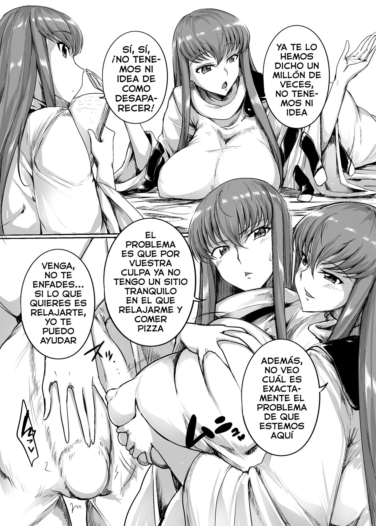 [Joibo no Juunin (Sakusyaaya)] Zoushoku suru C - Los clones de C (CODE GEASS: Lelouch of the Rebellion) [Digital] [Spanish] [Thrommer] image number 3