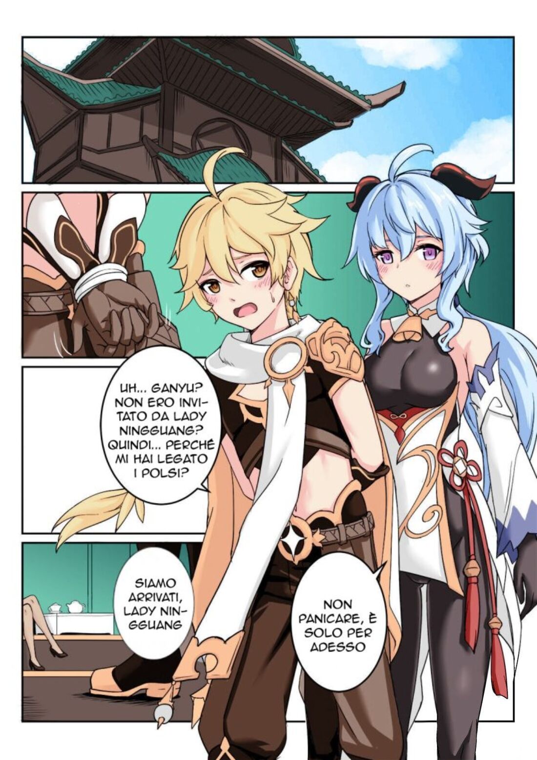 [Longbow Flintlock] Ningguang | Un' Invito da Non Rifiutare (Genshin Impact) [Italian] [Colorized] 图片编号 3