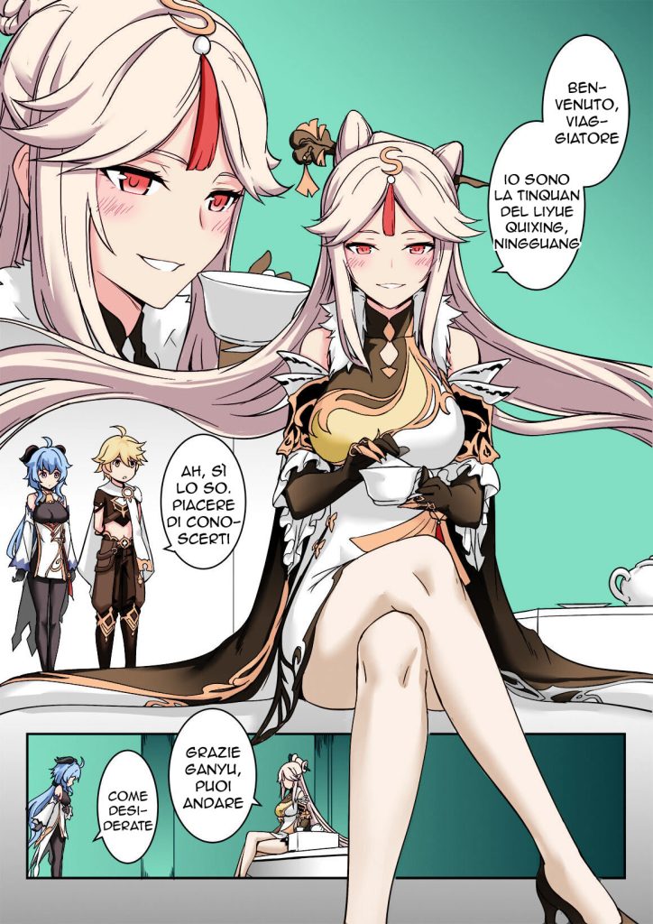 [Longbow Flintlock] Ningguang | Un' Invito da Non Rifiutare (Genshin Impact) [Italian] [Colorized] 图片编号 4