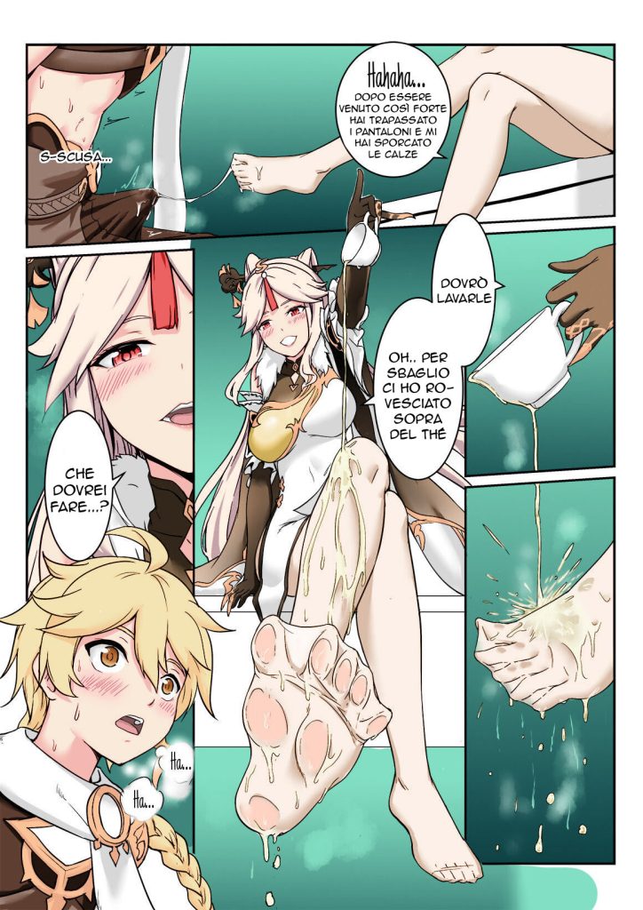 [Longbow Flintlock] Ningguang | Un' Invito da Non Rifiutare (Genshin Impact) [Italian] [Colorized] 图片编号 8