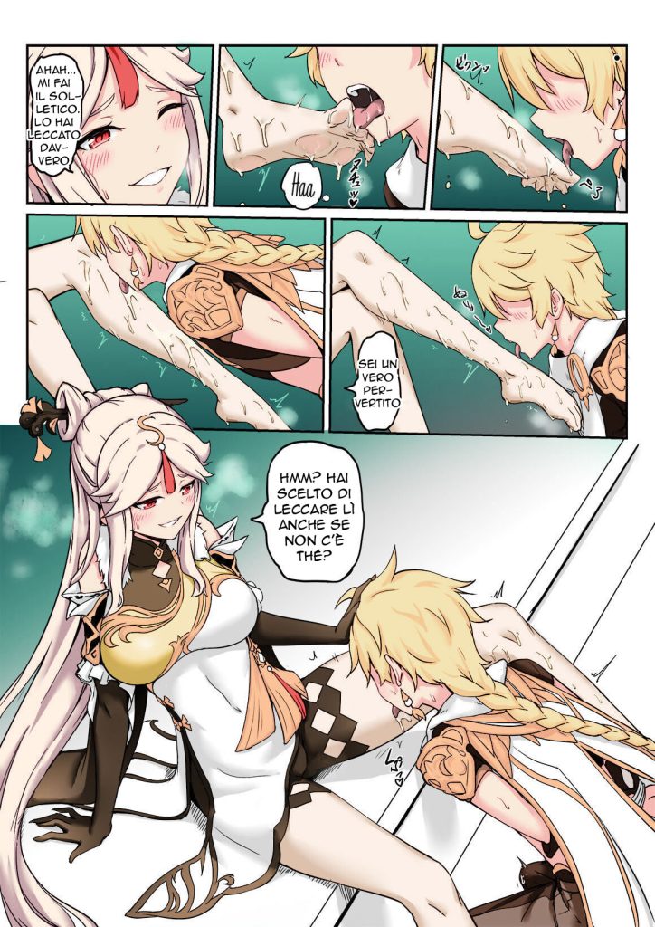 [Longbow Flintlock] Ningguang | Un' Invito da Non Rifiutare (Genshin Impact) [Italian] [Colorized] 图片编号 9