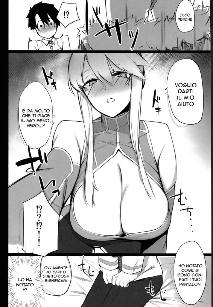 (COMIC1☆13) [Enokiya (eno)] Kishiou-sama no Inyoku Kaihoushitsu | La Preoccupazione di Artoria (Fate/Grand Order) [Italian] imagen número 4