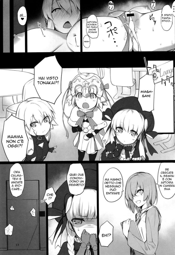 (COMIC1☆13) [Enokiya (eno)] Kishiou-sama no Inyoku Kaihoushitsu | La Preoccupazione di Artoria (Fate/Grand Order) [Italian] imagen número 15