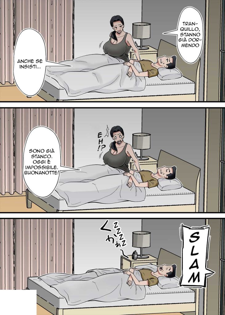 [Nobishiro] Hentai Kansoku ~Yome no Bakunyuu Kaa-chan o Netoritai~ | Bere con la Suocera [Italian] image number 6