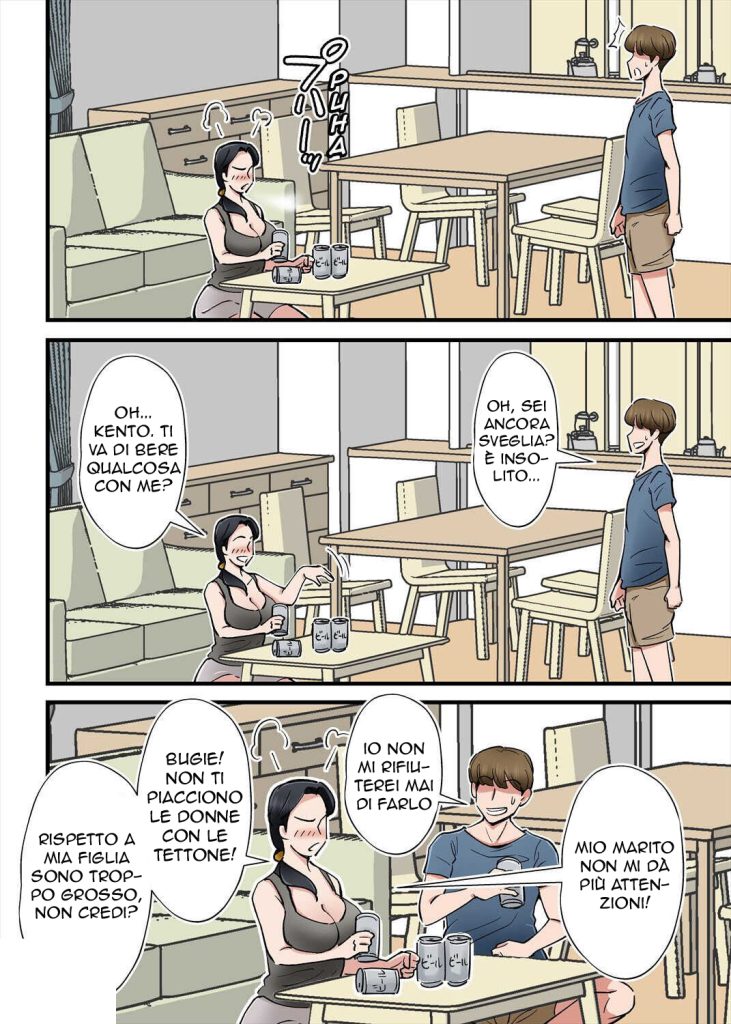 [Nobishiro] Hentai Kansoku ~Yome no Bakunyuu Kaa-chan o Netoritai~ | Bere con la Suocera [Italian] image number 7