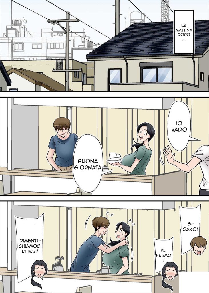 [Nobishiro] Hentai Kansoku ~Yome no Bakunyuu Kaa-chan o Netoritai~ | Bere con la Suocera [Italian] image number 15