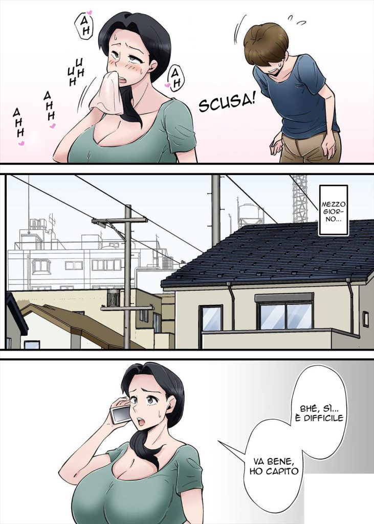 [Nobishiro] Hentai Kansoku ~Yome no Bakunyuu Kaa-chan o Netoritai~ | Bere con la Suocera [Italian] image number 18