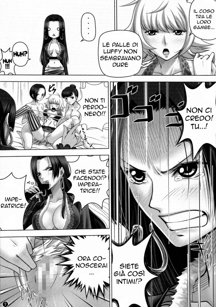(C84) [Mikenekodou (Muten)] Hebi Hime-sama to Warui Mushi | La Furia di Boa Hancock (One Piece) [Italian] 图片编号 6