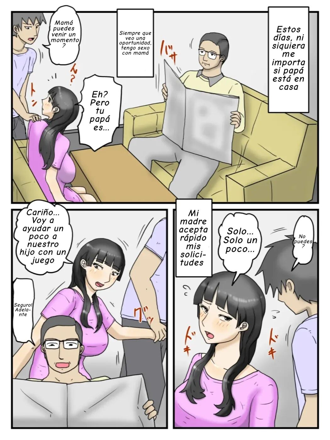 [poteto-chips (Shiratamaya)] Okaa-san ni Onegai Shitara Wari to Kantan ni Yarasete Kureta [Spanish] [SempaiKimochiV2] 图片编号 22