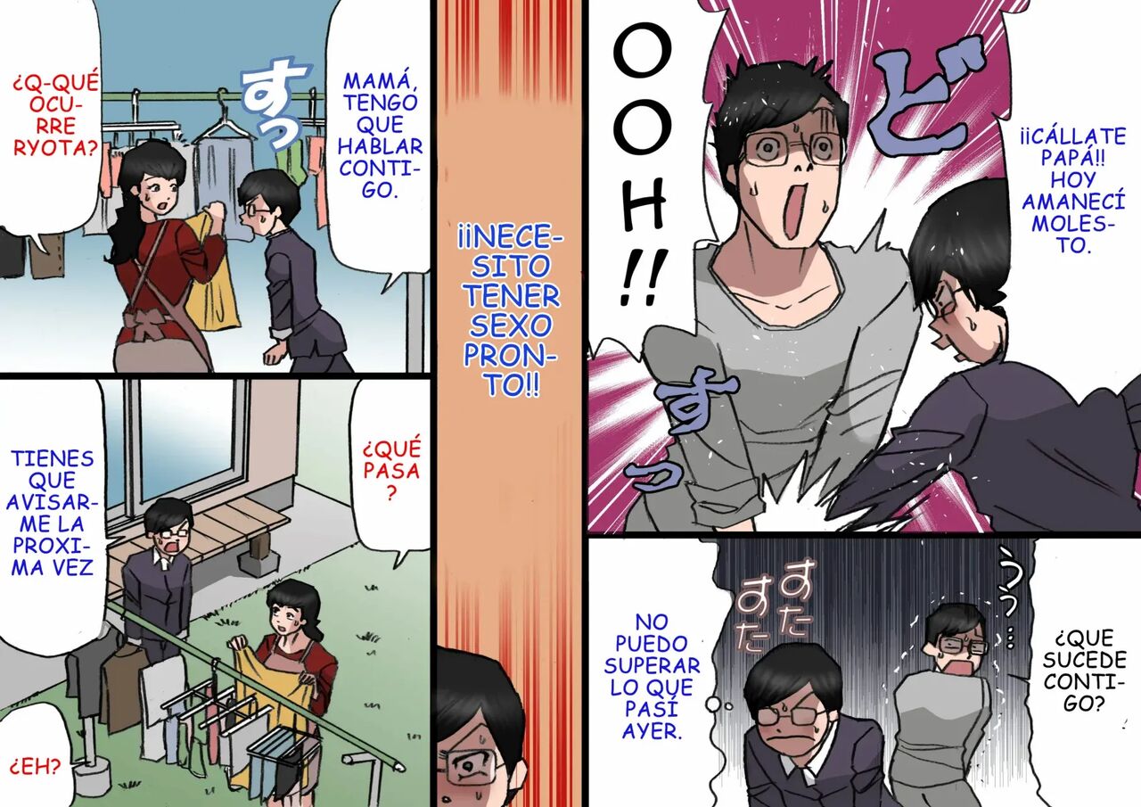 [Shiki Hanana] Papa kara Ubatte Mama o SeFri ni Suru Houhou [Spanish] [Xavit0_0] 图片编号 38