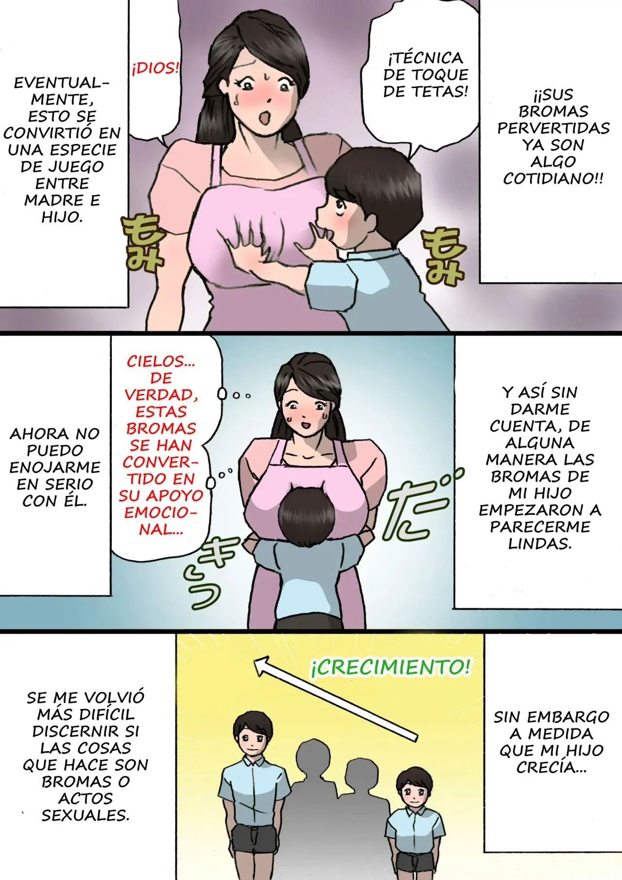 [Shiki Hanana] Okaa-san wa Itazura Musuko o Okorenai [Spanish] [Xavit0_0] 图片编号 12