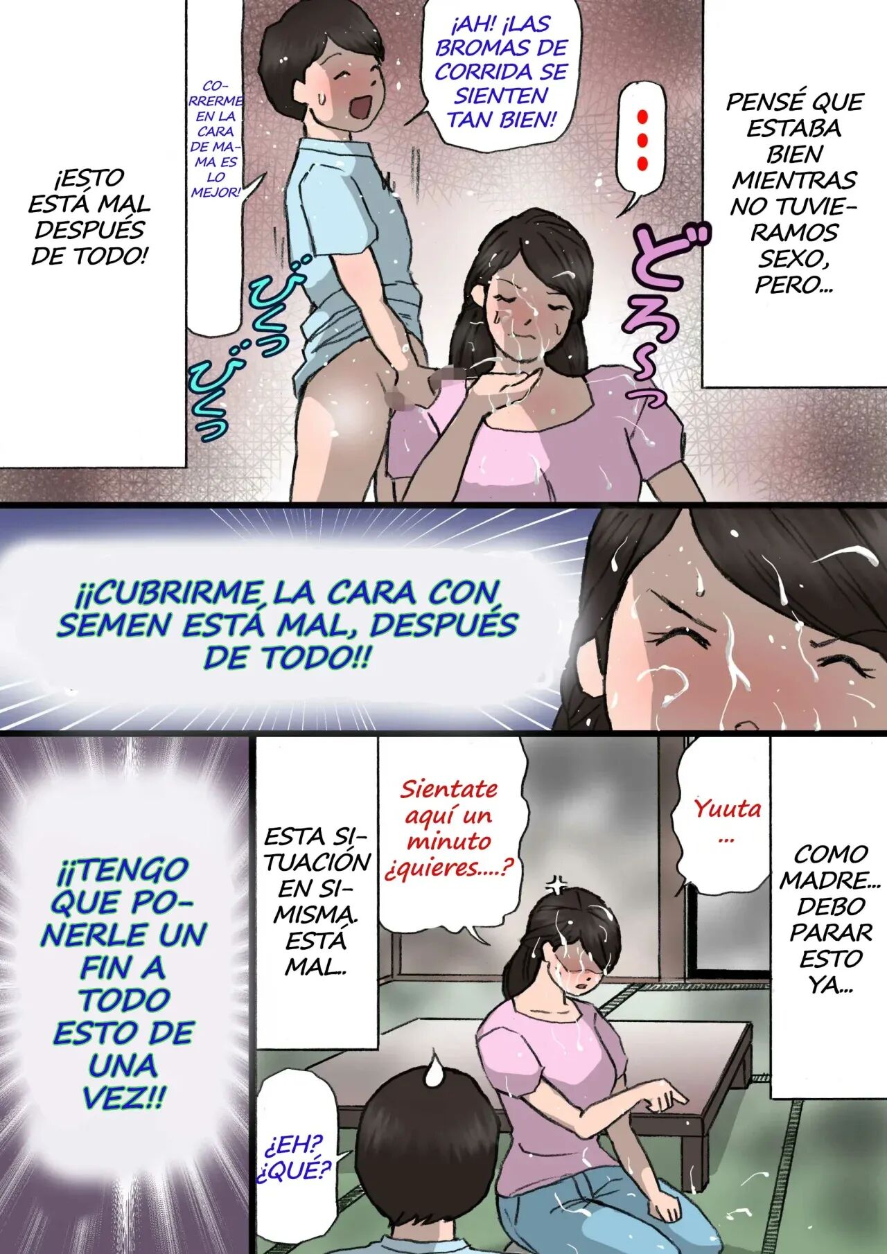 [Shiki Hanana] Okaa-san wa Itazura Musuko o Okorenai [Spanish] [Xavit0_0] 图片编号 27
