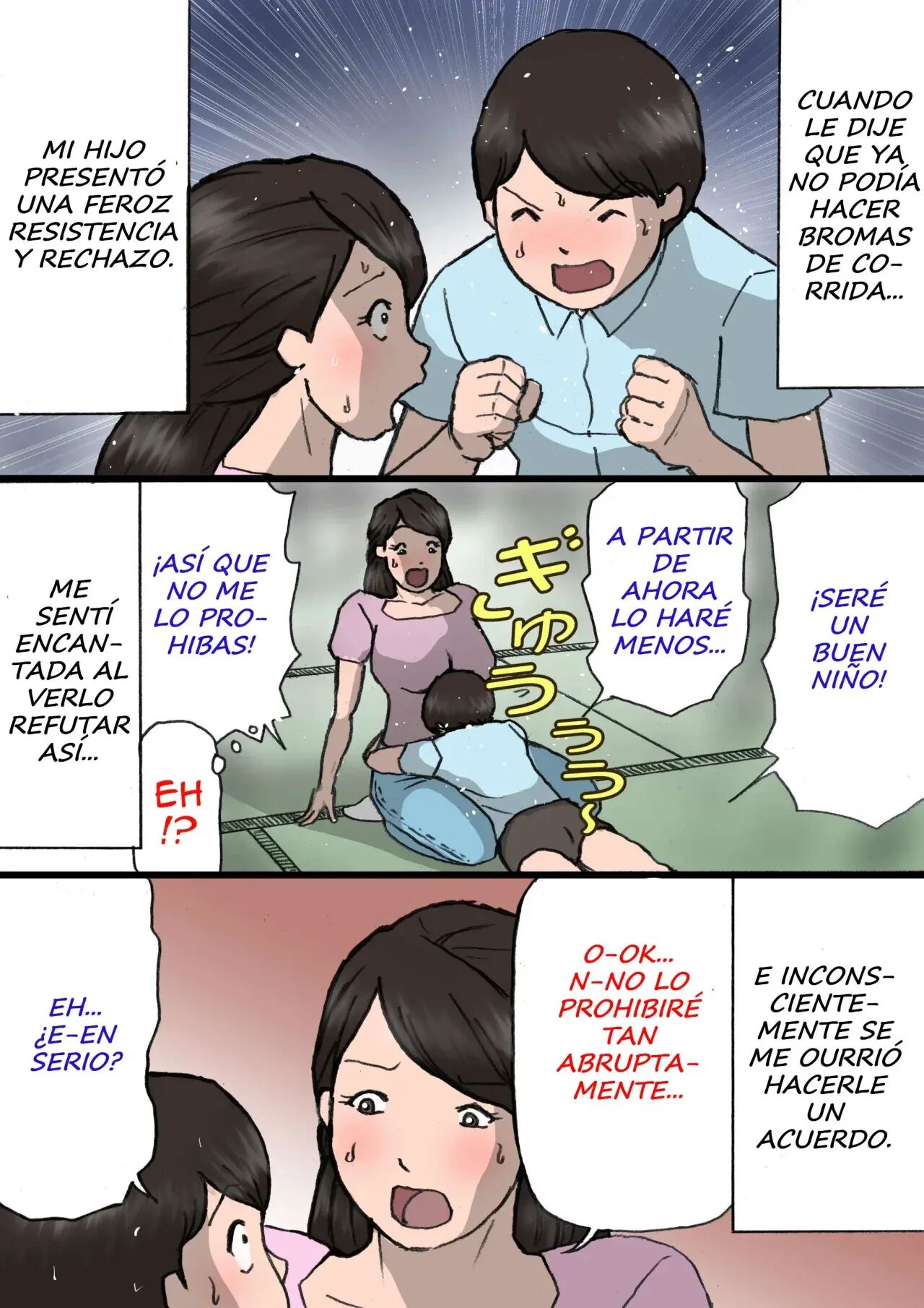 [Shiki Hanana] Okaa-san wa Itazura Musuko o Okorenai [Spanish] [Xavit0_0] 图片编号 29