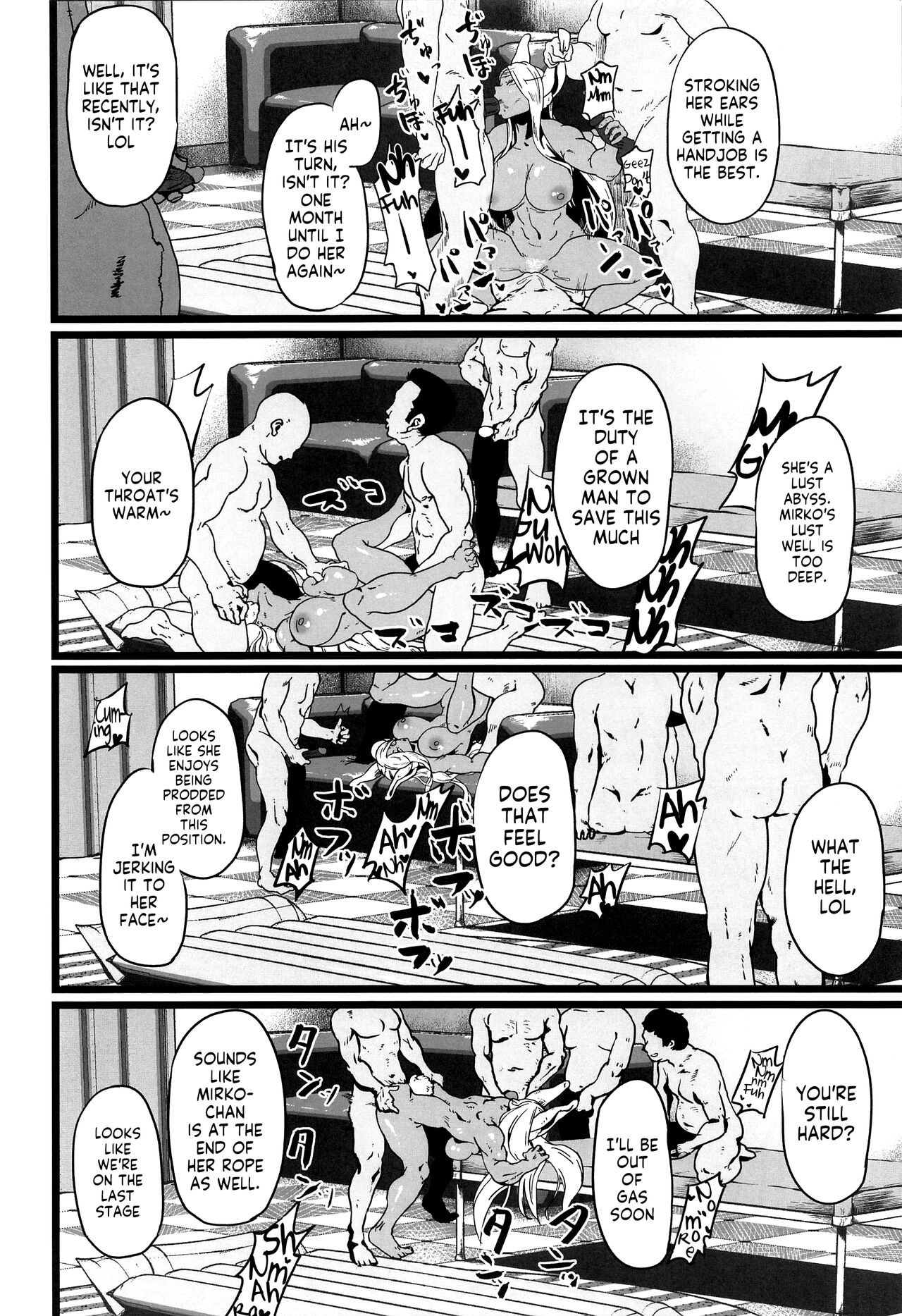 (C101) [Pin to Kite Jigoku (Dance Eiki)] Bukkake Mirko (Boku no Hero Academia) [English] [RookieDreams] [Decensored] image number 17