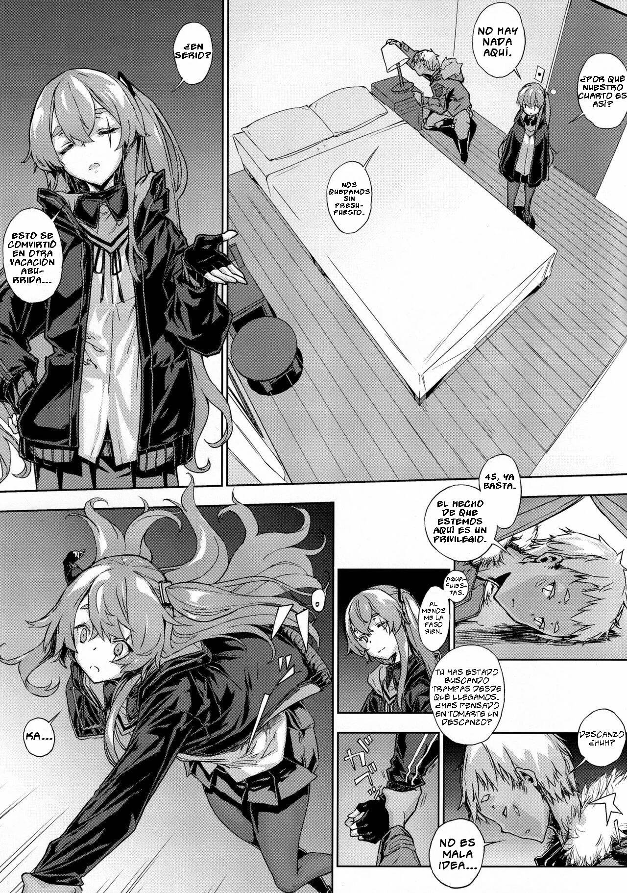(Akihabara Chou Doujinsai) [Kenja Time (Zutta)] Robotics Lovers | Amantes Roboticos (Girls' Frontline) [Spanish] image number 4
