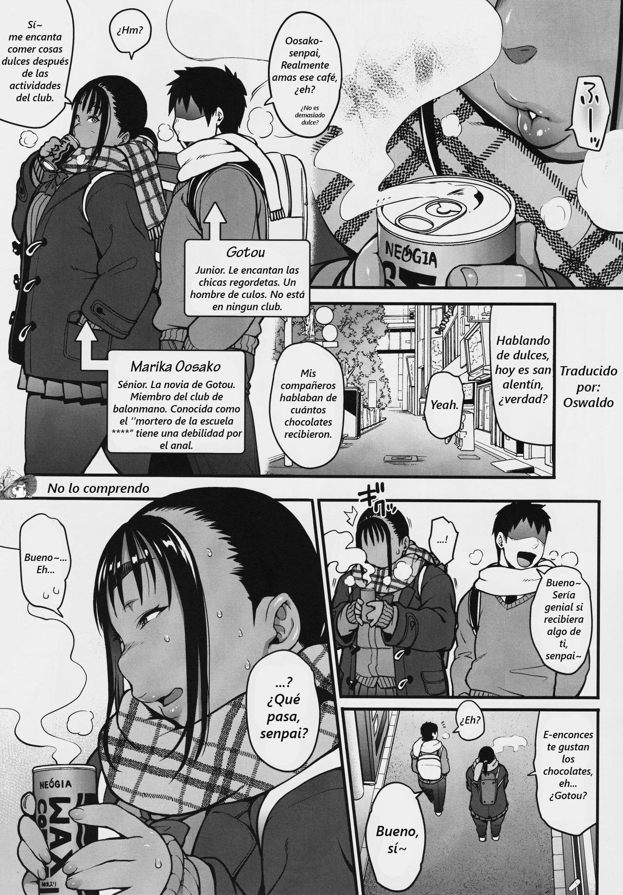 (COMITIA123) [ROJIURA JACK (Jun)] Fuyu no Senpai no Oshiri* - Senpai's Booty of Winter [Spanish] [No lo comprendo] numero di immagine  3