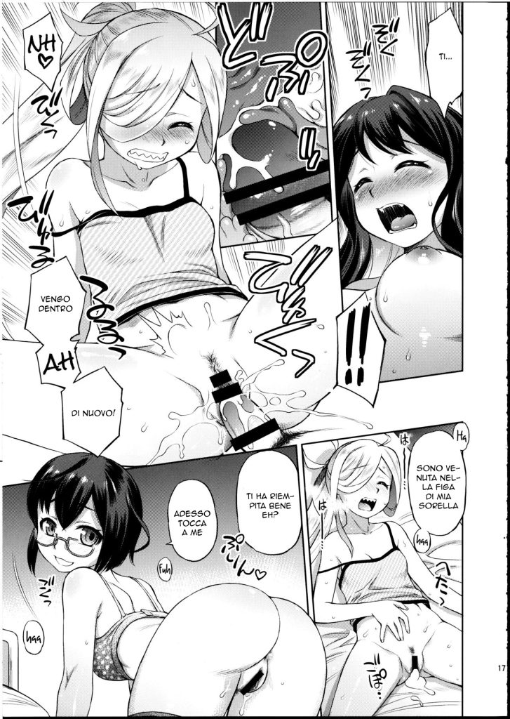 (C93) [Dedepoppo (Ebifly)] Naganami-sama ni Haechatta! | Alleviare lo Stress (Kantai Collection -KanColle-) [Italian] 图片编号 16