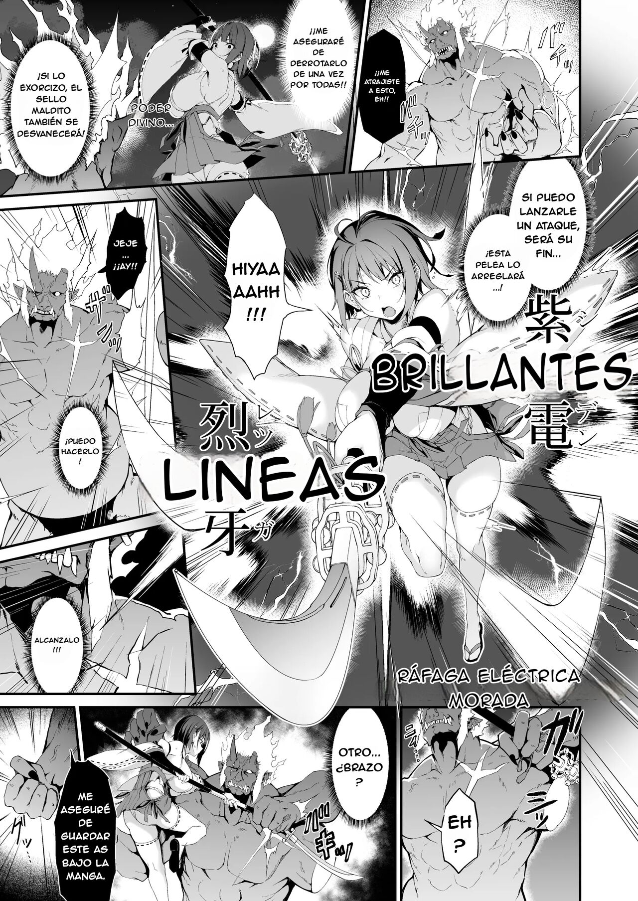 (C102) [Handful☆Happiness! (Nanahara Fuyuki)] Reijoku no Ikusamiko [Spanish] numero di immagine  8