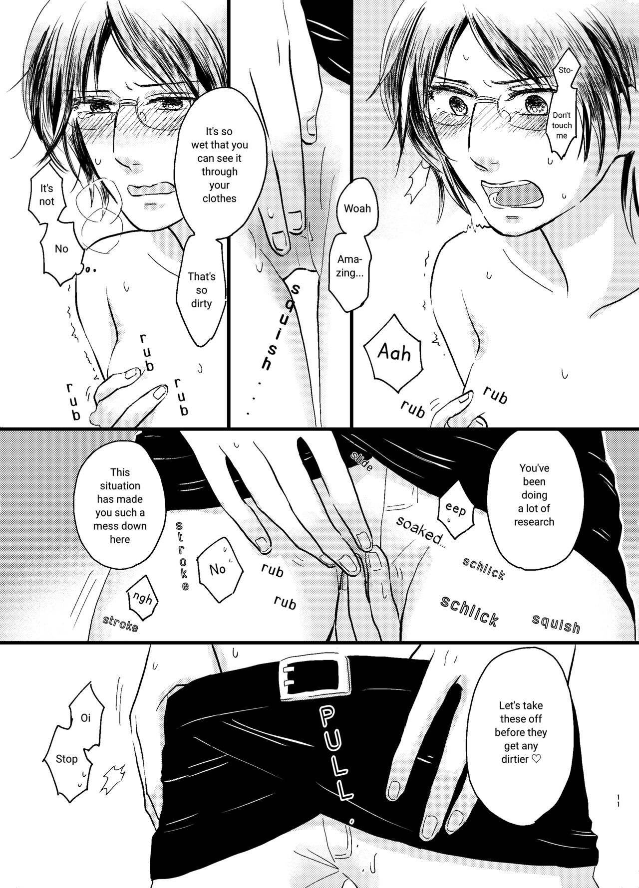 [halation (Nishikawa Haruki)] Bokura no Hange-san (Shingeki no Kyojin) [English] [YoshidaEri] image number 8