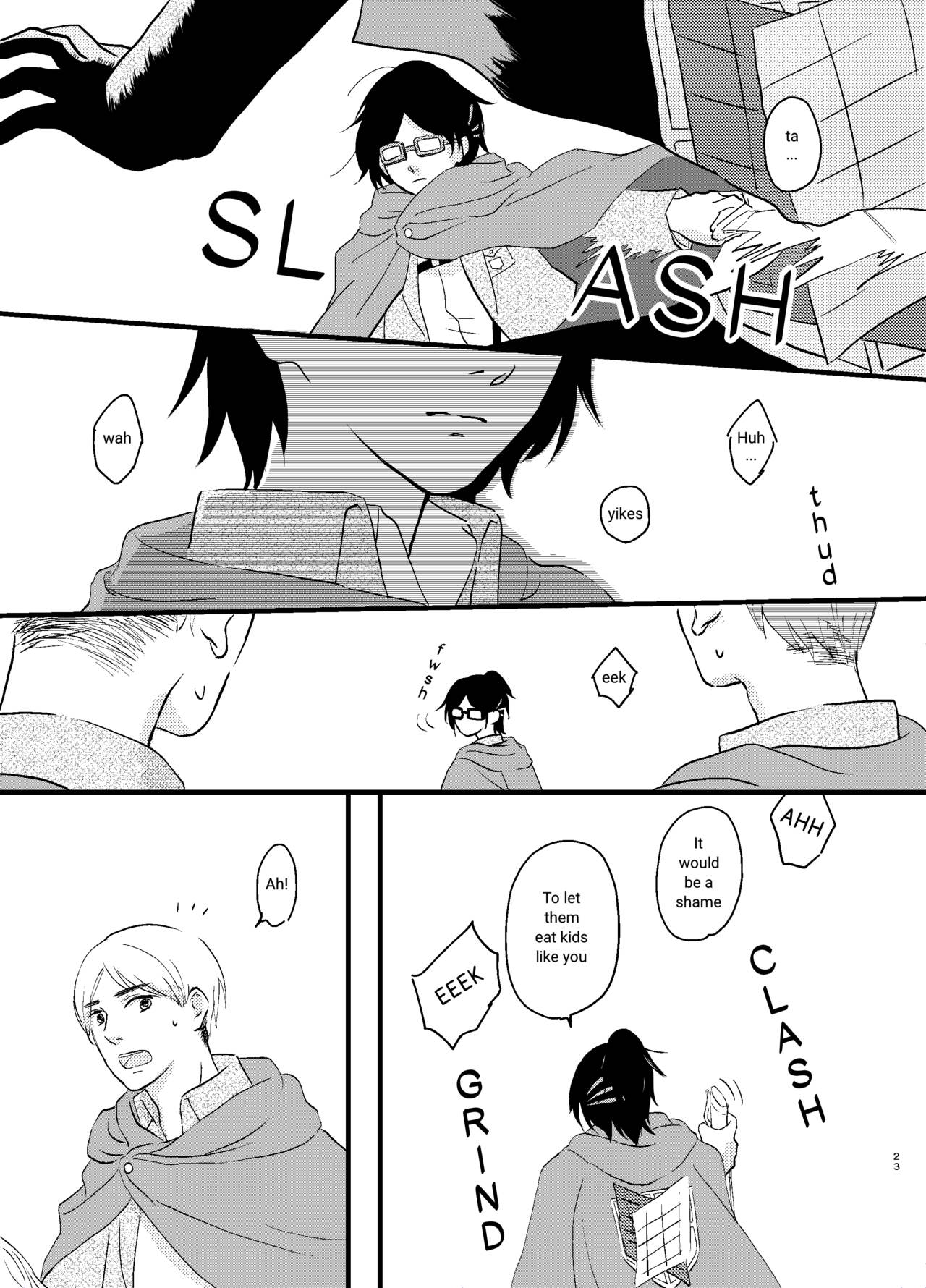 [halation (Nishikawa Haruki)] Bokura no Hange-san (Shingeki no Kyojin) [English] [YoshidaEri] image number 20