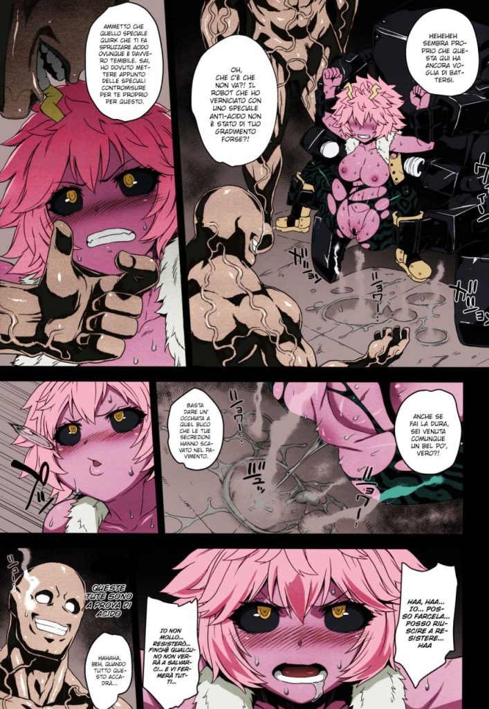 (C89) [Choujikuu Yousai Kachuusha (Denki Shougun)] Academi Girls | Messe Sotto Scacco (Boku no Hero Academia) [Italian] [Colorized] 图片编号 10