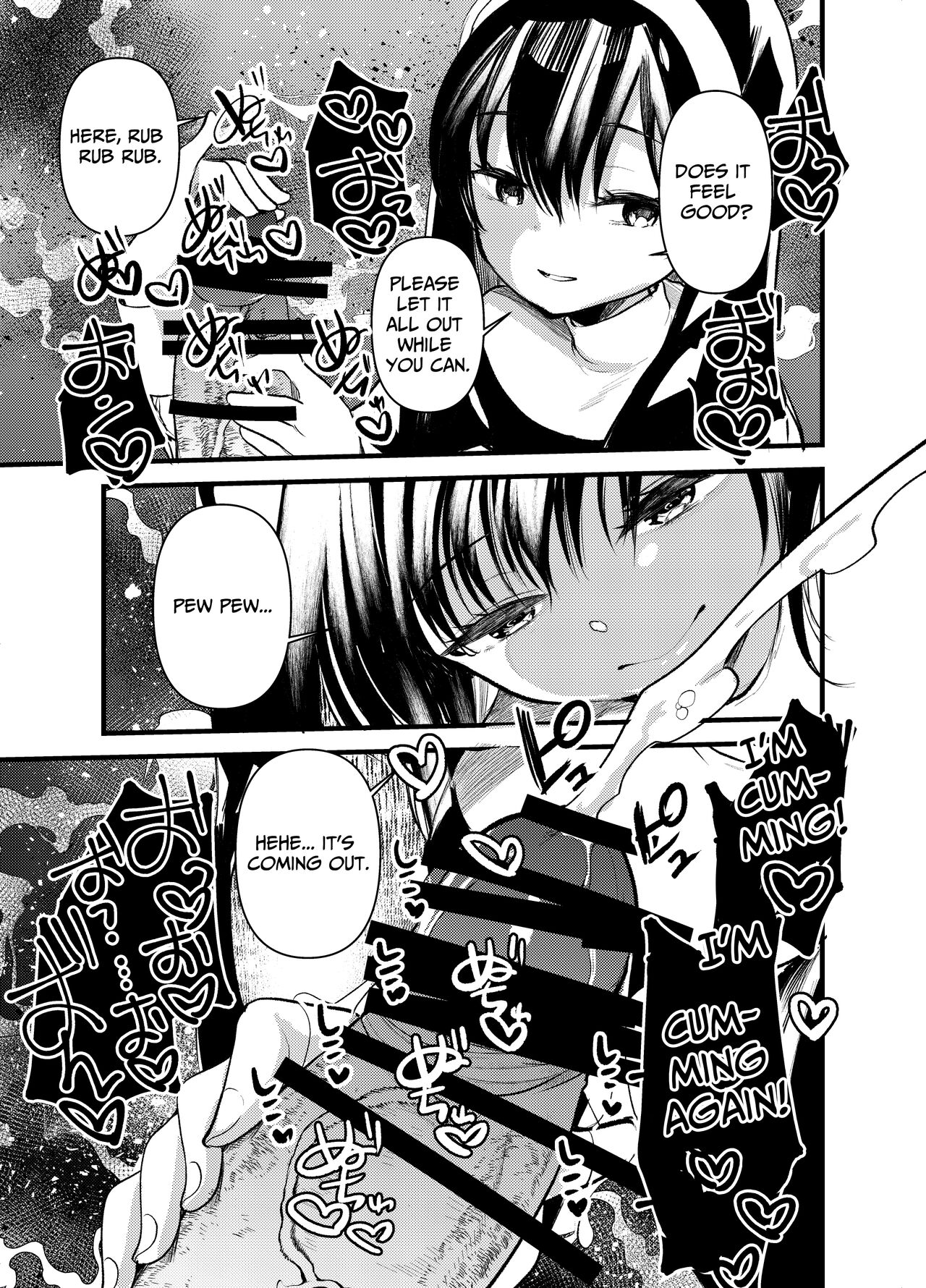 [Amaichigo (Kameyoshi Ichiko)] Kurokami no Maria-sama | Ejaculation Controlled MegaCUM Handjob From The Holy Mother [English] [Benri] [Digital] numero di immagine  9