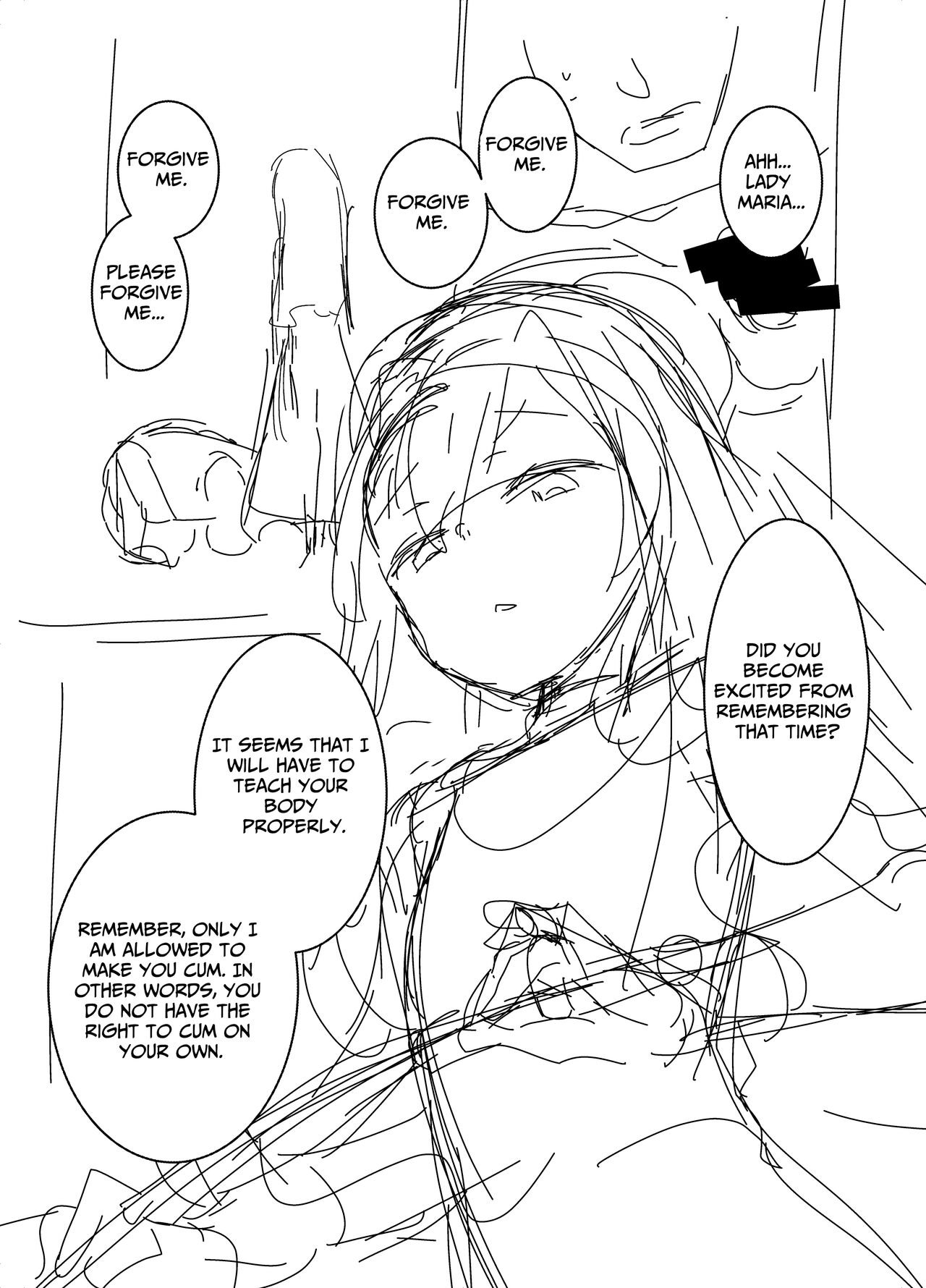 [Amaichigo (Kameyoshi Ichiko)] Kurokami no Maria-sama | Ejaculation Controlled MegaCUM Handjob From The Holy Mother [English] [Benri] [Digital] numero di immagine  19