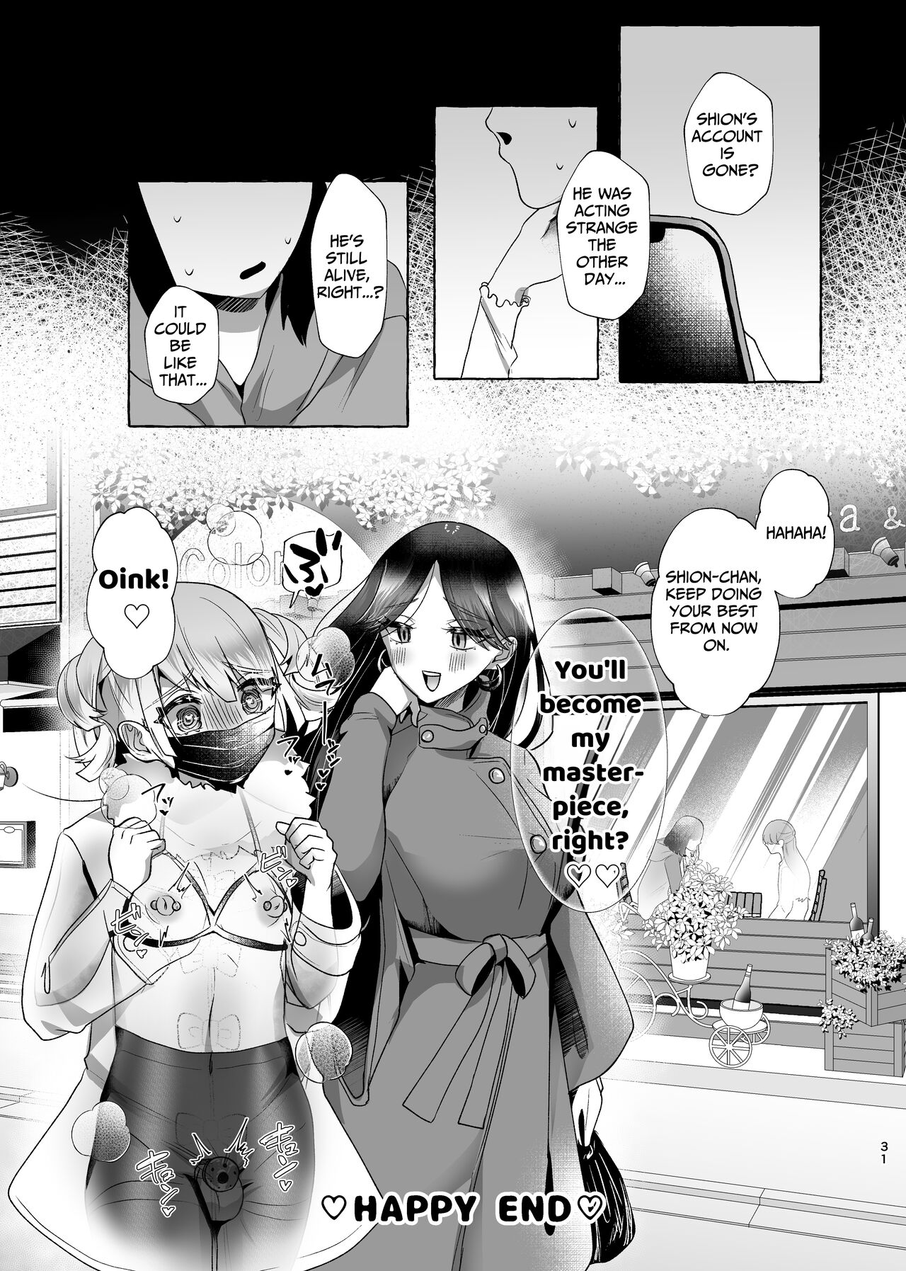 [Tanoshii sui zo ku kan (Umino Ryou)] Shion 100% Feminization ~From Pretty Boy to Piggy Bitch~  [English] [Penguin Piper] [Digital] 이미지 번호 30