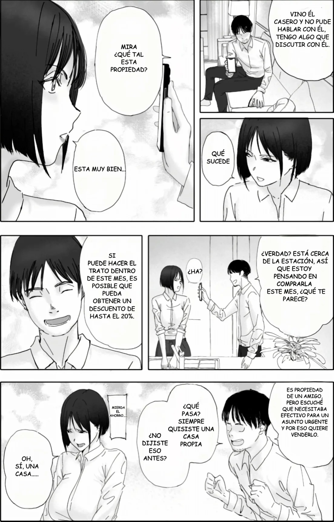 [hente] Sakkin Zuke no Hitozuma -Kimura Mina to Kimodebu Oyaji no Ooya- 2 [Spanish] [Variossubidos345] [Digital] image number 20