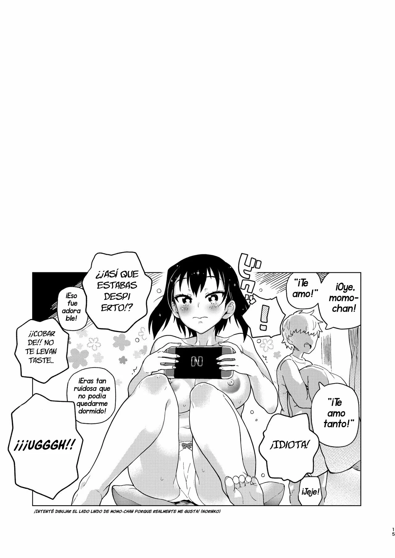 [Norinko] Momokan Juken Benkyou no Tame Otomari Shi ni Kita Momo-chan ni Gyaku Suiminkan Sarechau Hon (Girls und Panzer) [Spanish] [Digital] image number 16