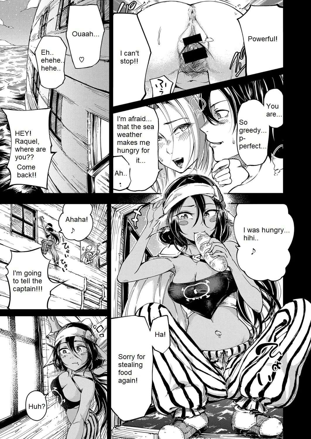 [Ishikawa Hirodi] Soukai no Heso Kaizoku Ch. 2 Kokurou Tsukiyo ni Naku | Navel Fetish Pirates 2 (COMIC ExE 06) [English] [Digital] image number 2