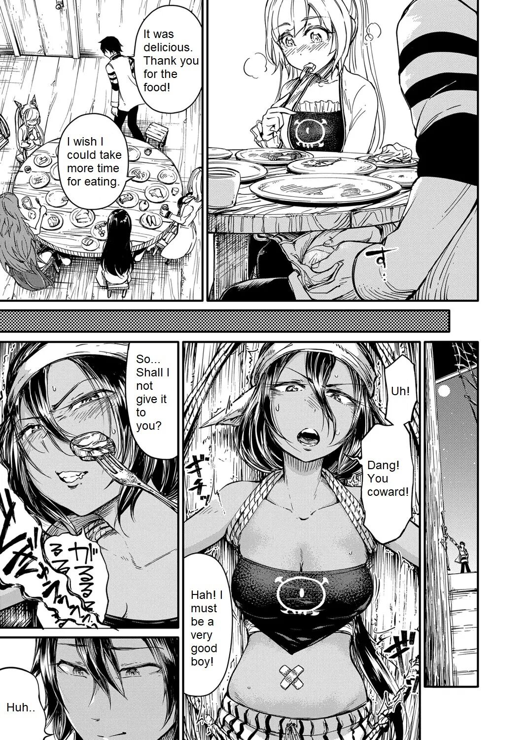 [Ishikawa Hirodi] Soukai no Heso Kaizoku Ch. 2 Kokurou Tsukiyo ni Naku | Navel Fetish Pirates 2 (COMIC ExE 06) [English] [Digital] image number 8