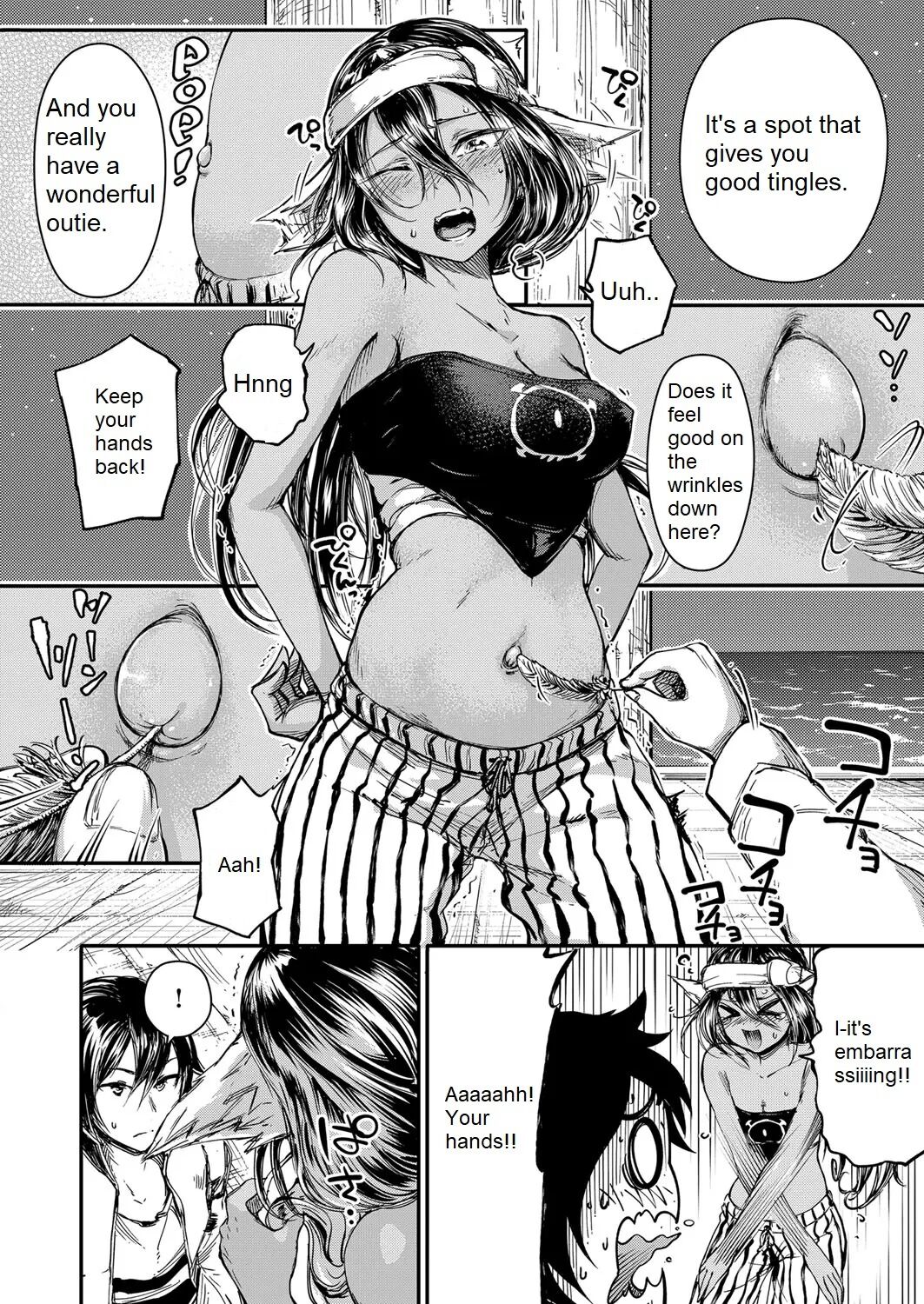 [Ishikawa Hirodi] Soukai no Heso Kaizoku Ch. 2 Kokurou Tsukiyo ni Naku | Navel Fetish Pirates 2 (COMIC ExE 06) [English] [Digital] image number 13