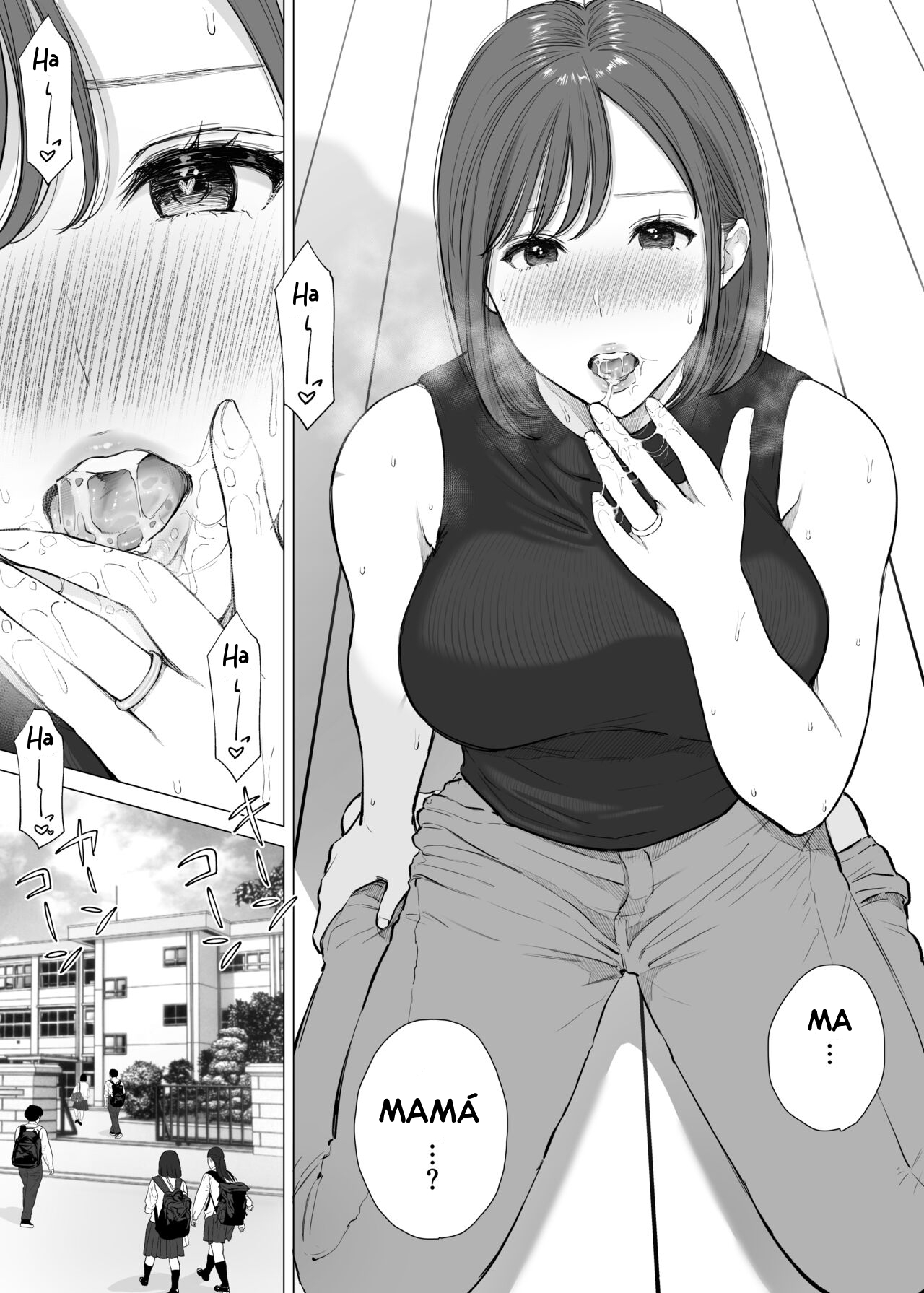 [Junsei Chuurenpoutou] Daisuki na Kaa-san to Nakadashi Boshi Soukan 2 [Spanish][PlipPlop] 画像番号 8