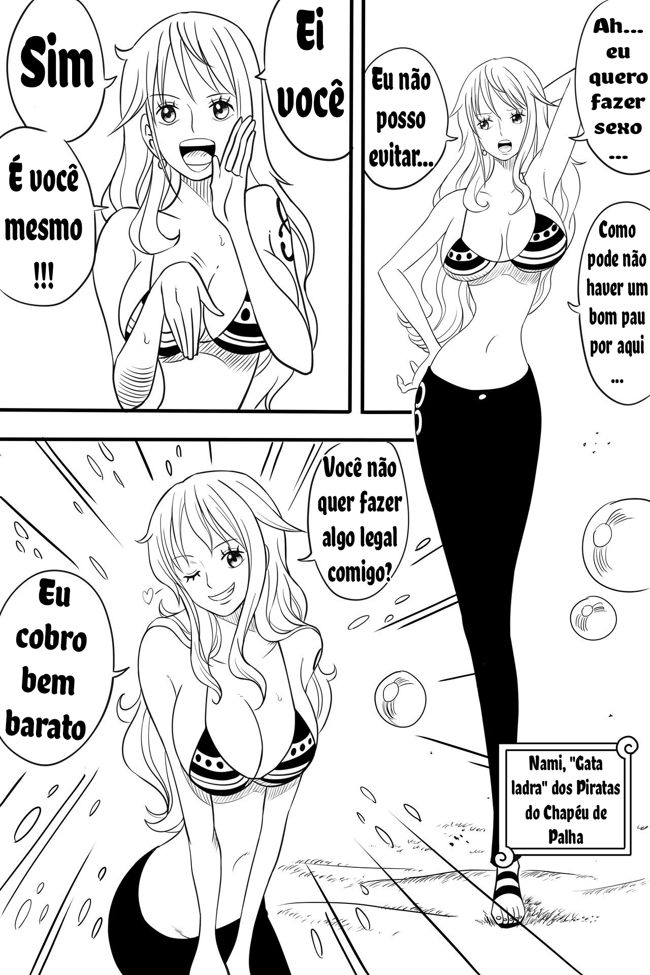 O Cotidiano de uma mulher pirata (One Piece) 画像番号 3