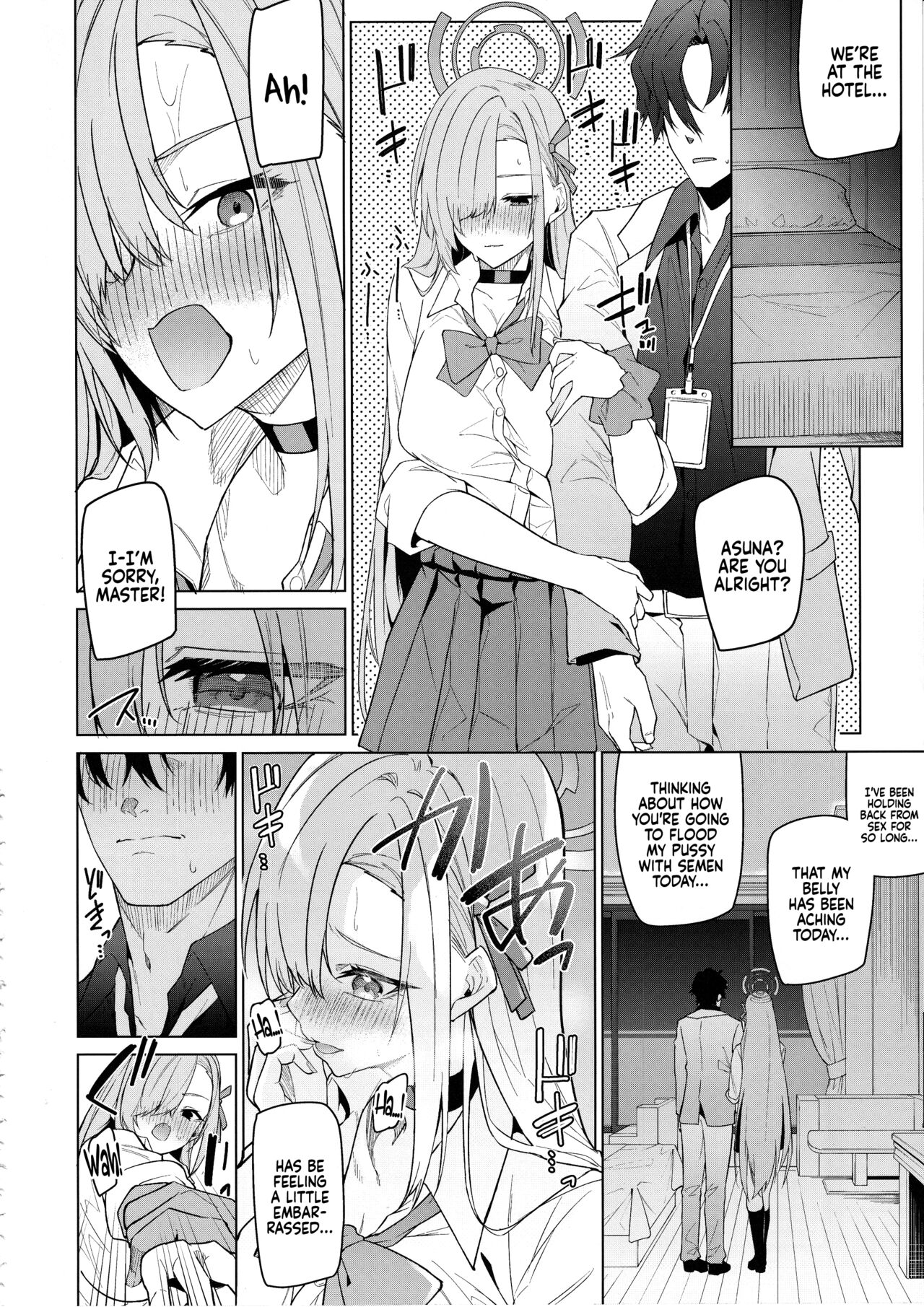 (C103) [Jun Tokuchuu Kuro Mask (Hetaren)] Asuna to Isshuukan Go ni. | With Asuna after a week apart. (Blue Archive) [Coffedrug] [English] numero di immagine  13