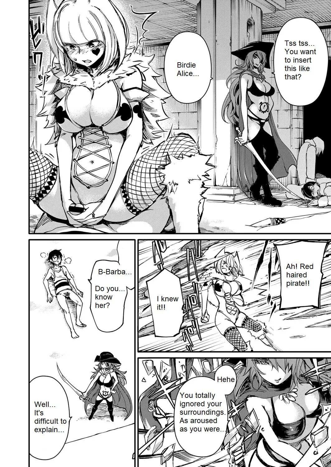 [Ishikawa Hirodi] Soukai no Heso Kaizoku Ch. 3 large fire small ice | Navel Fetish Pirates 3 (COMIC ExE 11) [English] [Digital] image number 7