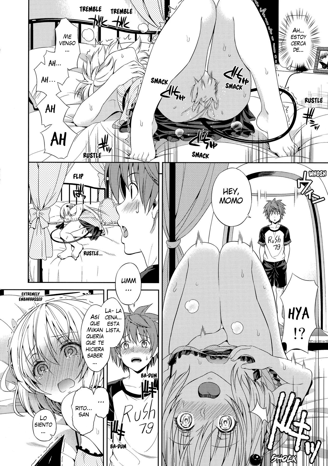 (C82) [Maniac Street (Sugaishi, Oono)] Momoiro Passion | COLECCION HAREM 3 (To LOVE-ru Darkness) [Spanish] [Scan258] 图片编号 5