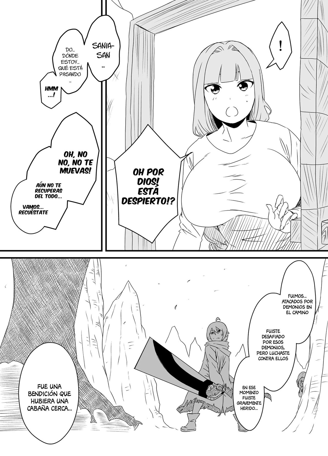 [Senaka] Kaifuku Mahou o Kimete Kozukuri Shimakutta Kekka Sekai o Sukueru Kurai Tsuyoku Natta Hanashi. [Spanish] image number 4