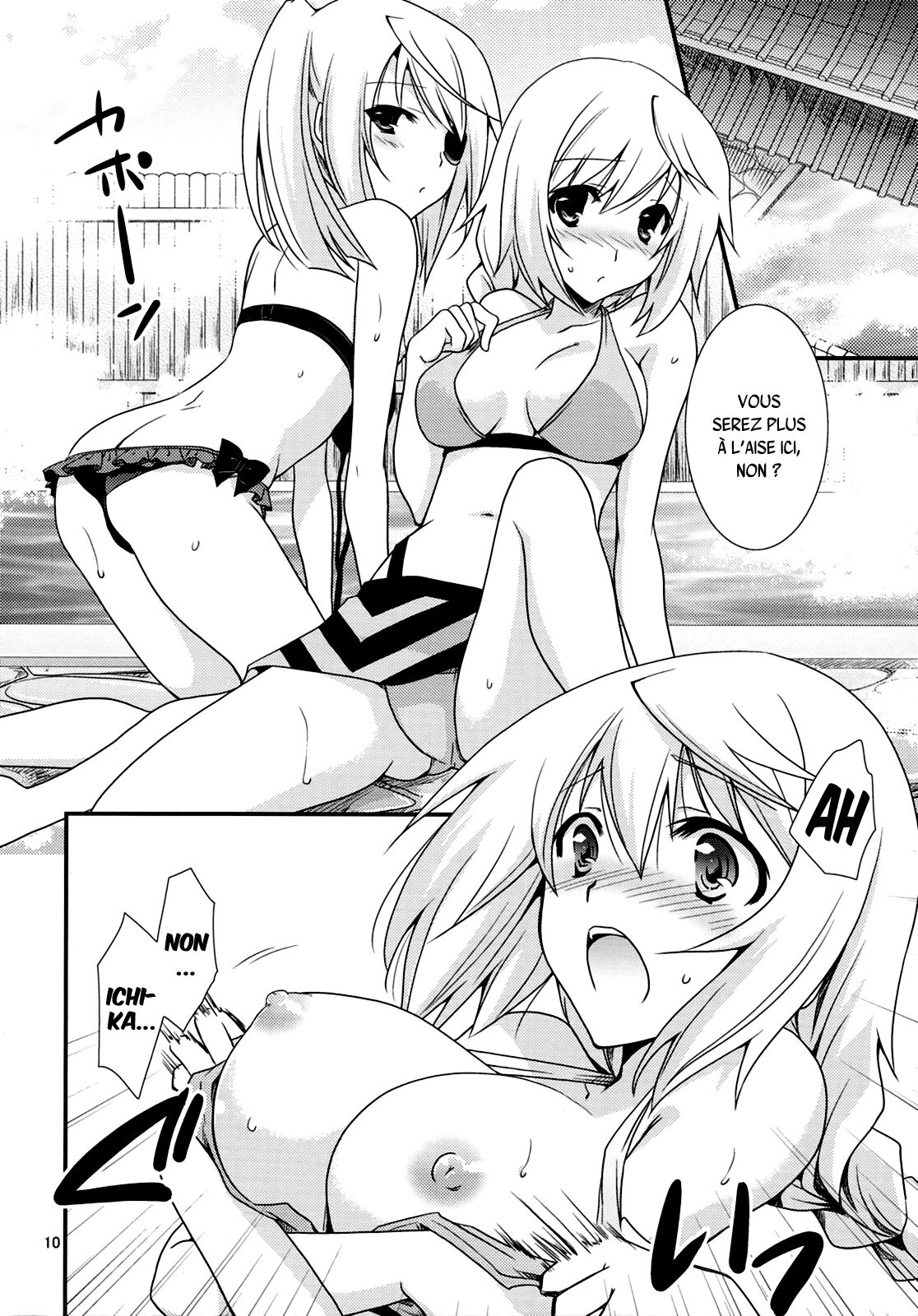 (C83) [CHAGASHI SAIBAN (Yamabuki Mook)] CharlxLauxSummer Sea! (Infinite Stratos) [French] {SAXtrad} 이미지 번호 9