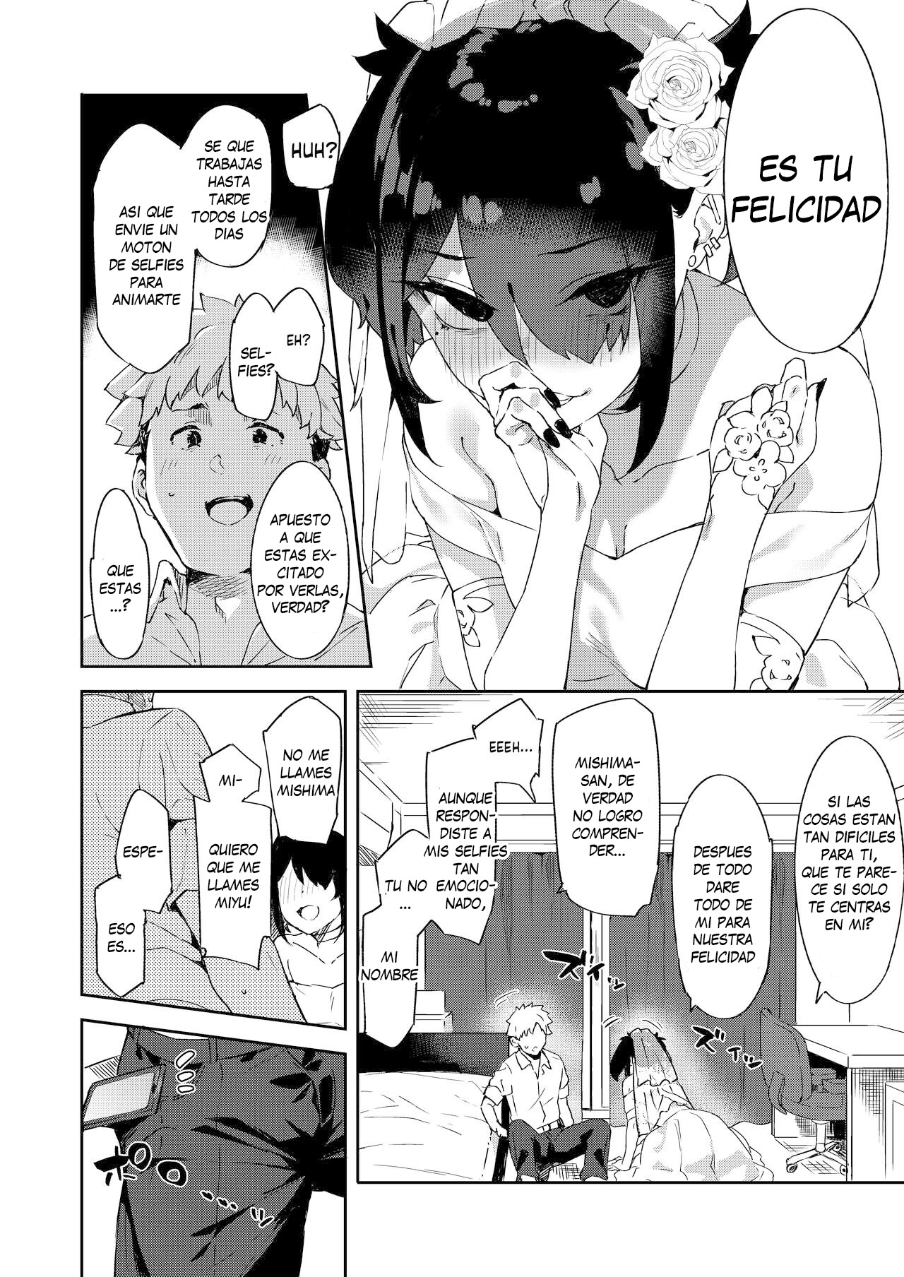 [Garimpeiro (Mame Denkyuu)] Daigaku no Douki datta Ko ga Hanayome no Kakkou shite Ongaeshi ni Kita | Mi Compañera de la Universidad me Devuelve mi Amabilidad [Spanish] [Me Banearon x P3NDEJ0] [Digital] 11eme image