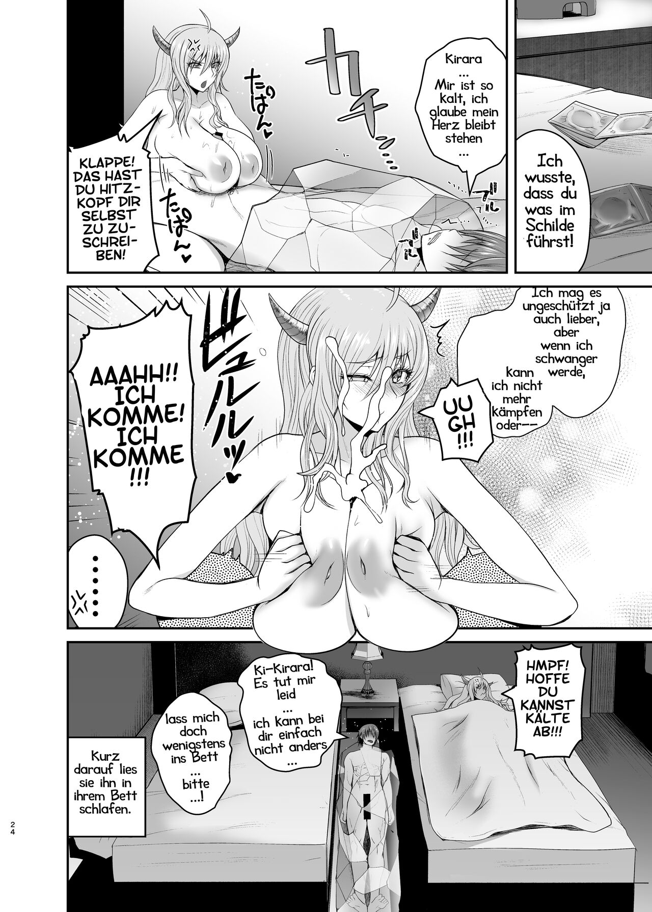 [Quick kick Lee (Yoshimura Tatsumaki)] Senpai to Skinship | Kiraras Kondomission (Taimanin RPGX) [German] [Haigen] [Digital] imagen número 23