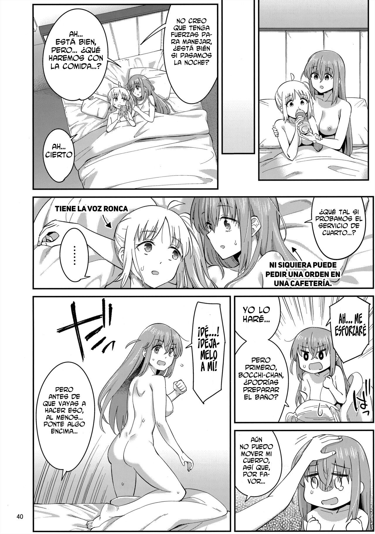 (C103) [Surface Tension (Orikuchi Hirata)] Netsu o Mazete Shin o Tokashite | Derritiendo tu corazón con cariño (Bocchi the Rock!) [Spanish][INSOMNIA] numero di immagine  39