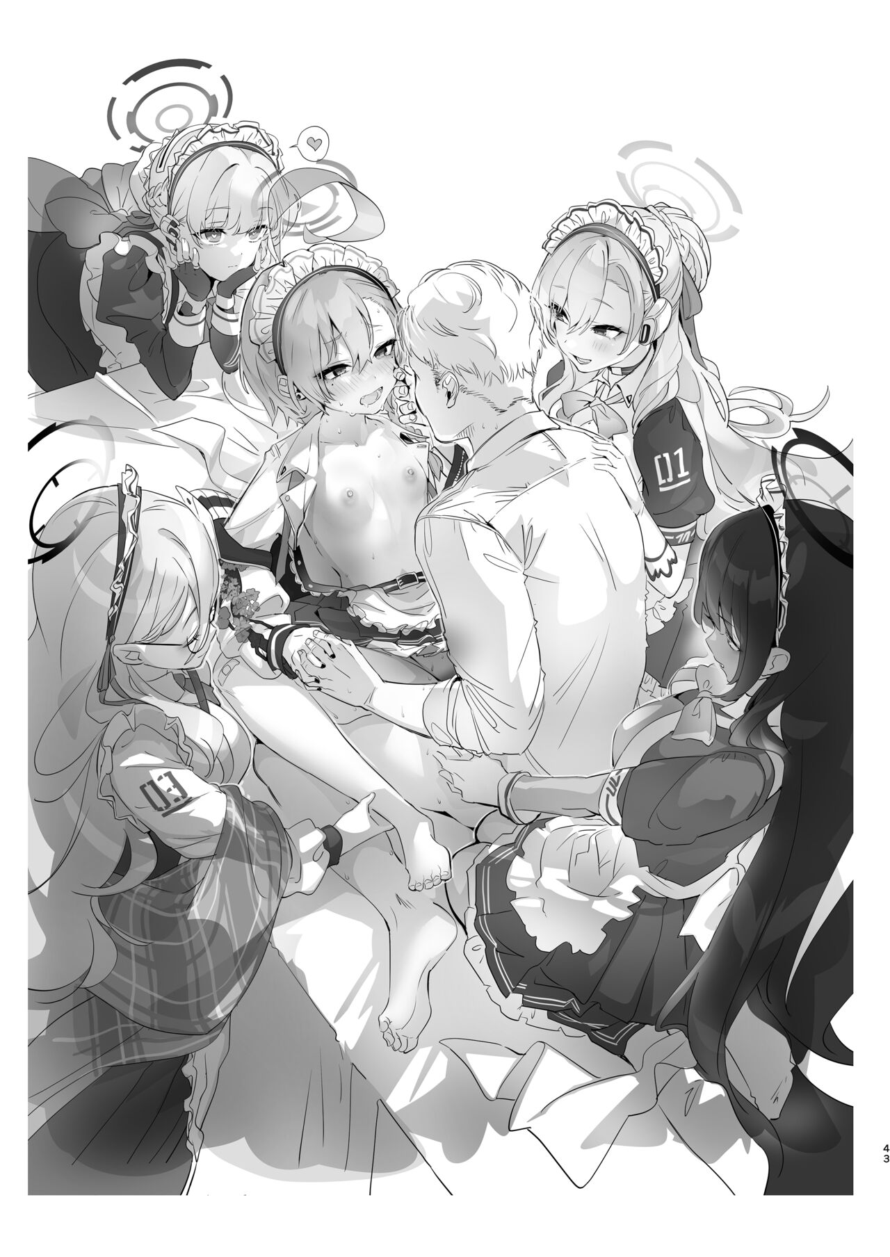 [Yanyanyo (Yanyo)] Kivotos no Kawa de Ero Hon Hirotta (Blue Archive) [DL版] 图片编号 43