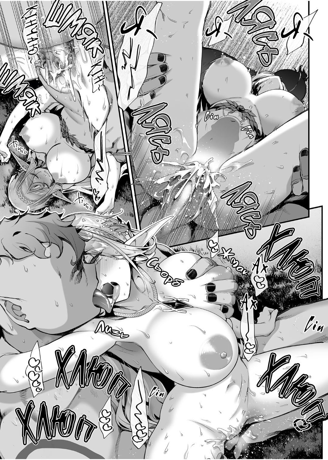 [Ichinose Land] Midara na Elf-san wa Orc-kun ga Osuki | Хтива ельфійка покохала огра [Ukrainian] [Хорнітальєри] [Digital] 28eme image