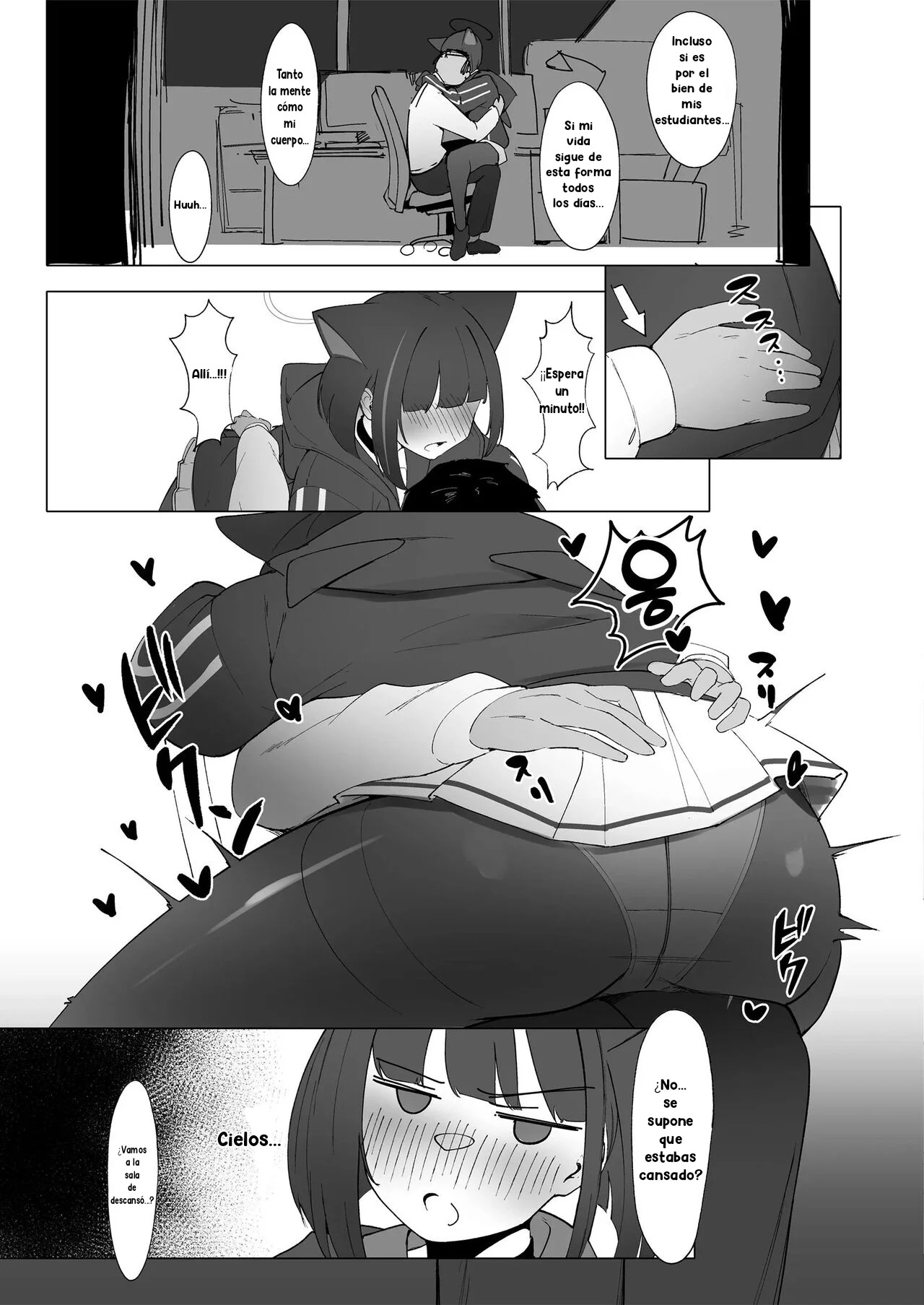 [Mannen Junyuuki] KAZUSAddiction II -Kyouyama Chuudoku- II (Blue Archive) [Spanish] [MultiWaifu Ganga] [Digital] 이미지 번호 4