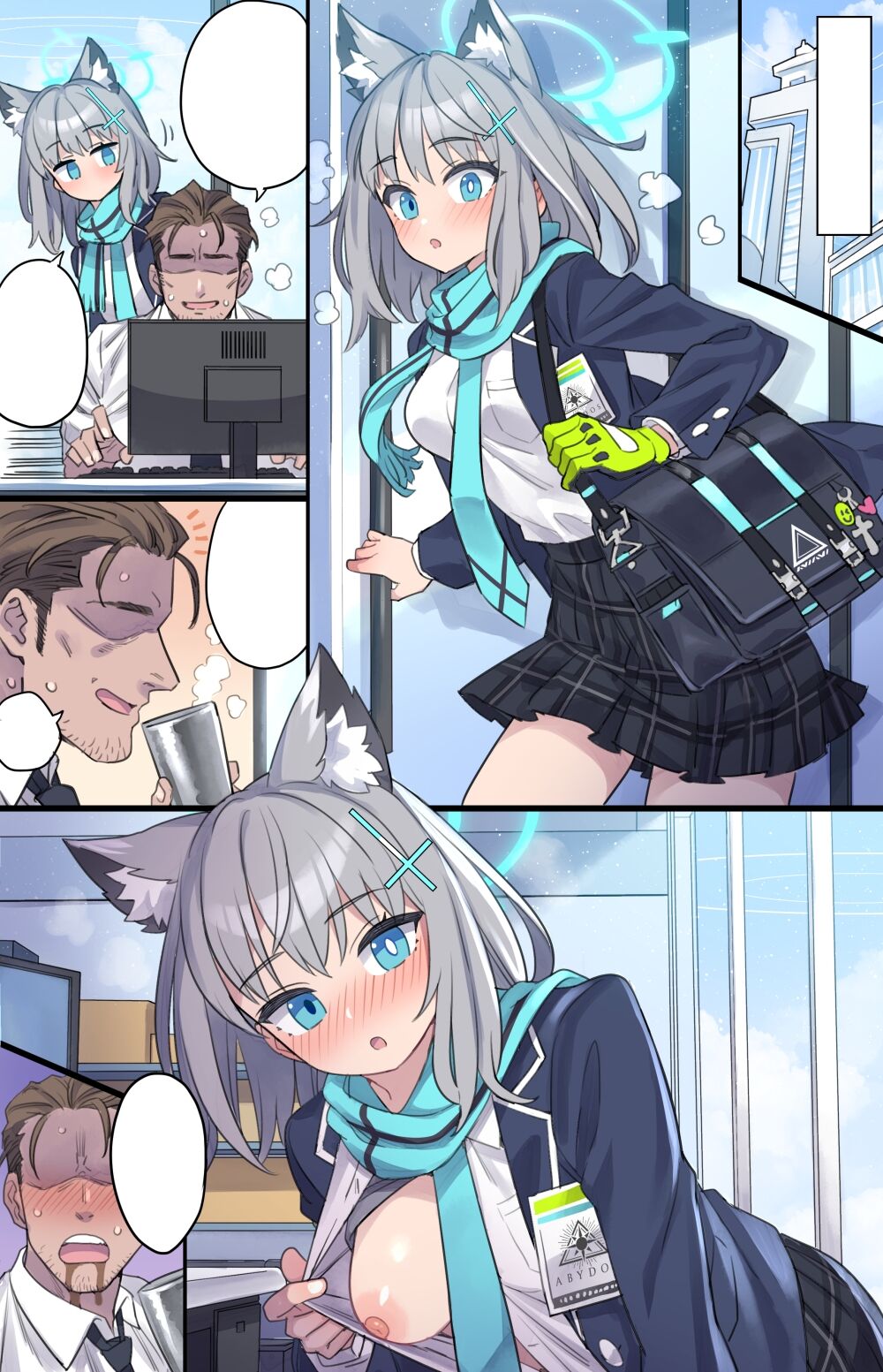 [Mimonel] kayoi ōkami no kenkō chekku ♥  (Blue Archive) image number 6